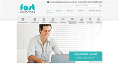 Desktop Screenshot of fastuniformes.com.br